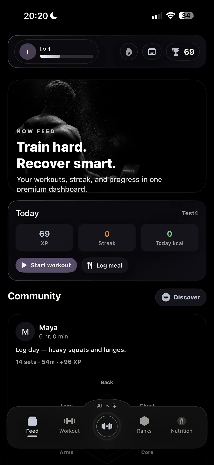 NOW App screen 2